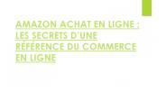 AMAZON ACHAT EN LIGNE,