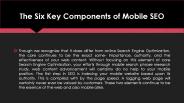 The Six Key Components of Mobile SEO