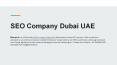 SEO Company Dubai UAE PowerPoint PPT Presentation