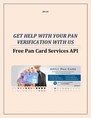 Best Pan Card Service API Provider