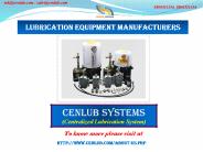 Get Lubrication Equipment Manufacturers In India