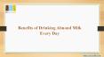 Benefits of Drinking Almond Milk Every Day PowerPoint PPT Presentation