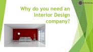Why do you need an Interior Design company