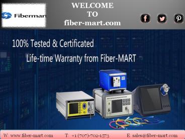 Fiber Optic Adapters at Fiber-mart