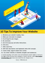 10 Tips To Improve Your Website