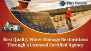 Chino CA water damage