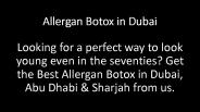 Allergan Botox in Dubai