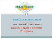 Start A Tanning Business