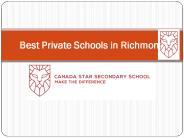 Best Private School in Richmond, BC