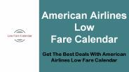 American Airlines Low Fare Calendar (2)