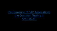 SAP Testing Training in Chennai