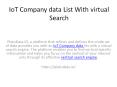 IoT Company data List With virtual Search PowerPoint PPT Presentation