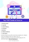 Top 7 SEO Trends to Focus on PowerPoint PPT Presentation