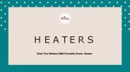 HEATERS: Beat The Winters With Portable Room Heater