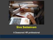 Siva Sadasivam - A Seasoned HR Professional