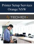 Printer Setup Services Orange NSW PowerPoint PPT Presentation