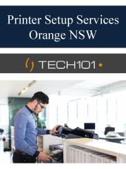 Printer Setup Services Orange NSW