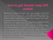 how to get Garmin map GPS update (1)