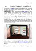 How To Effectively Manage Your Shopify Orders PowerPoint PPT Presentation