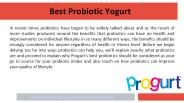 Best Probiotic Yogurt