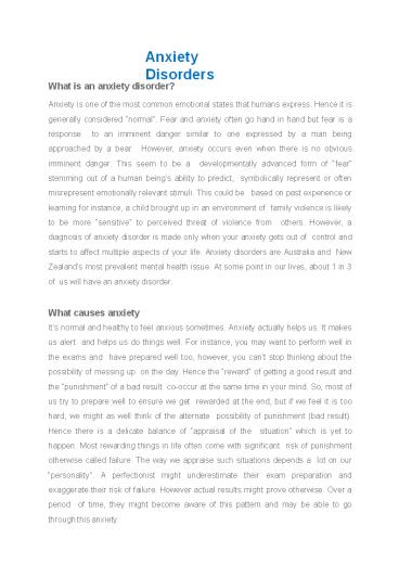 Best Anxiety Disorder Treatment | Mindoc