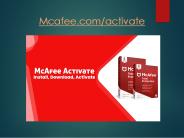 McAfee.com/activate - Enter Product Key