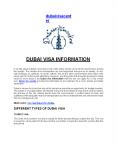 DUBAI VISA INFORMATION PowerPoint PPT Presentation