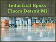 Industrial Epoxy Floors Detroit Mi