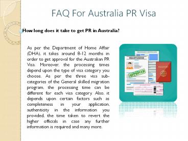 FAQ For Australia PR Visa