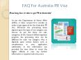 FAQ For Australia PR Visa PowerPoint PPT Presentation