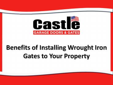 Benefits of Installing Wrought Iron Gates to Your Property (1)