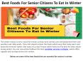 Best Winter Food for senior citizens to consume PowerPoint PPT Presentation