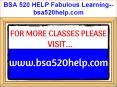 BSA 520 HELP Fabulous Learning--bsa520help.com PowerPoint PPT Presentation