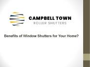 Benefits of Window Shutters for Your Home?
