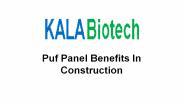 PUF panel benefits in construction