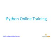 online training for python