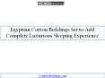 Egyptian Cotton Beddings Set to Add Complete Luxurious Sleeping Experience PowerPoint PPT Presentation