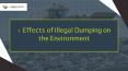4 Effects of Illegal Dumping on the Environment PowerPoint PPT Presentation