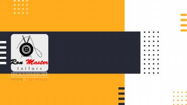 Ron Master Tailors For Best Bespoke Suit In Singapore