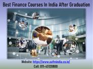 The Best Finance Courses In India After Graduation