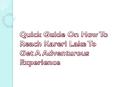 Quick Guide On How To Reach Kareri Lake To Get A Adventurous Experience PowerPoint PPT Presentation