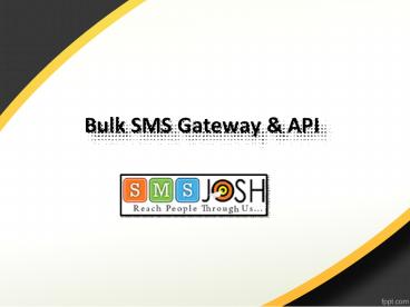 Bulk SMS Gateway Provider In Hyderabad, SMS Gateway India – SMSjosh