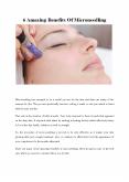 6 Amazing Benefits Of Microneedling PowerPoint PPT Presentation