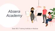 SEO Training Institute in Madurai
