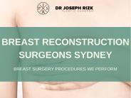 Breast Reconstruction Surgeons Sydney