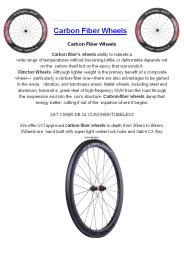 Carbon Fiber Wheels