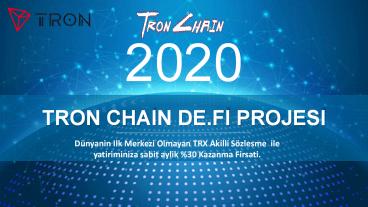 TRX CHAİN DE-Fİ PROJECT (1)