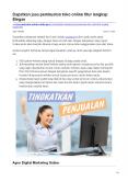 Promosi Online - Dapatkan jasa pembuatan toko online fitur lengkap Elegan PowerPoint PPT Presentation