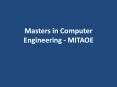 Masters in Computer Engineering - MITAOE (1) PowerPoint PPT Presentation