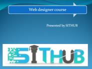 Web designer course